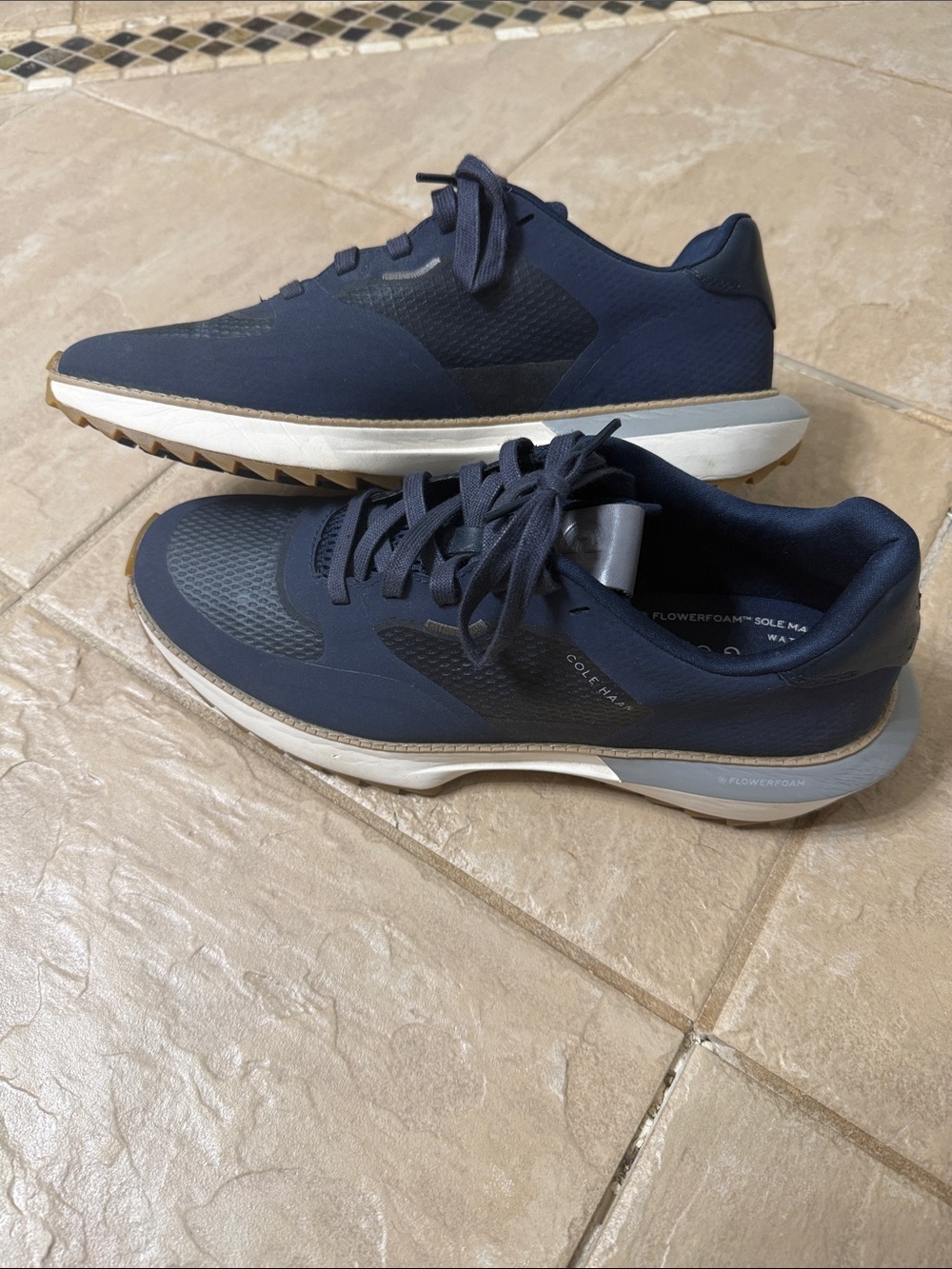 Cole Haan Navy and White Men's Golf Shoes